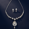 Kuber Ornaments - Silver Pendent & Earrings Set