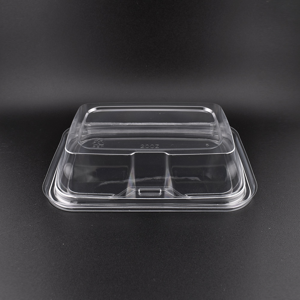 20oz Anti-fog Clear Hinged Tamper Evident Container 200/cs - Image 3