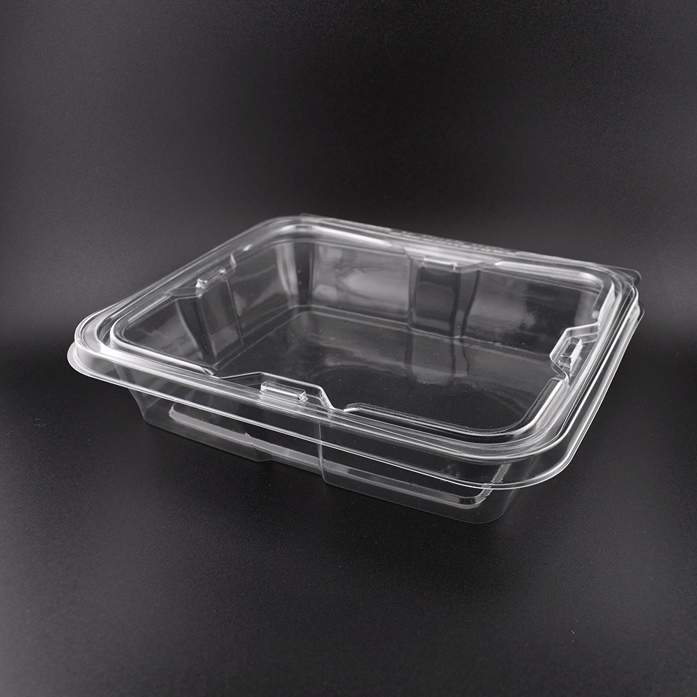 35oz Anti-fog Clear Hinged Tamper Evident Container 150/cs - Image 3