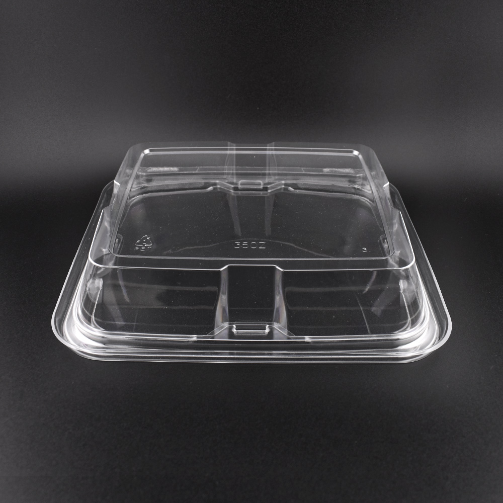 35oz Anti-fog Clear Hinged Tamper Evident Container 150/cs - Image 4