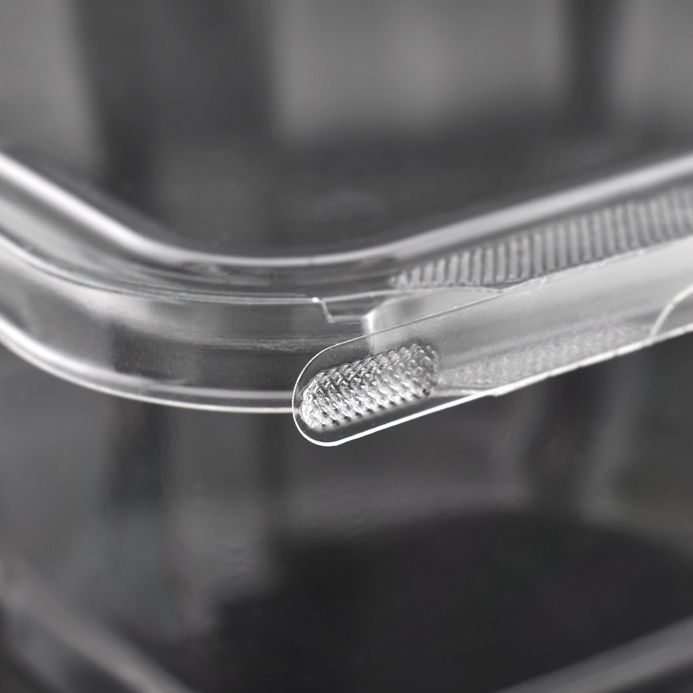 20oz Anti-fog Clear Hinged Tamper Evident Container 200/cs - Image 4