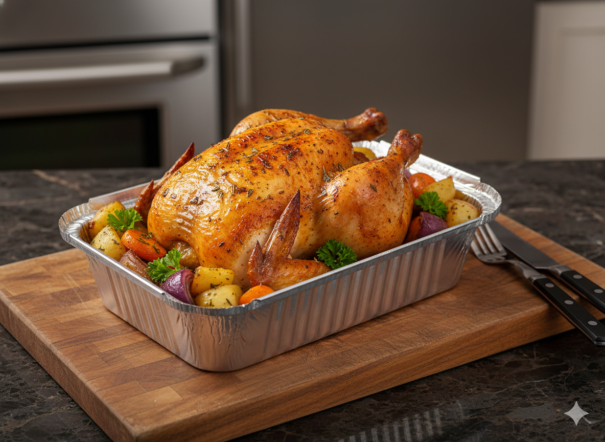 4.5x7" Rectangular Foil Container 500/cs - Image 2