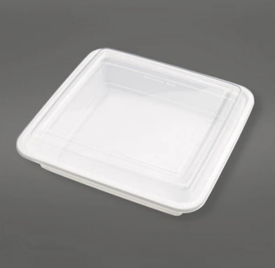 LRR 48oz (T48) White Square Container 100set/cs