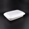 LRR 26oz (T25) White Rectangle Container 150set/cs