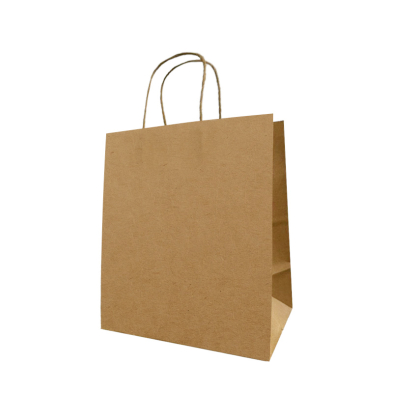 CM4 Kraft Handle Paper Bag (S) 9x6x11" 300/cs