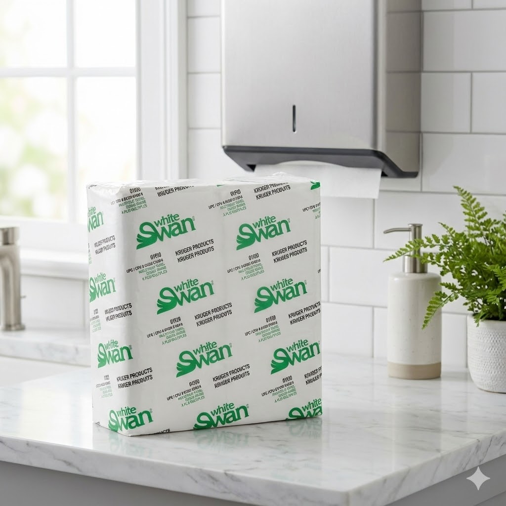 Kuger Value White Multifold Towel 4008/cs